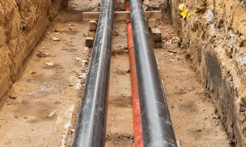 Travaux de raccordement de canalisation