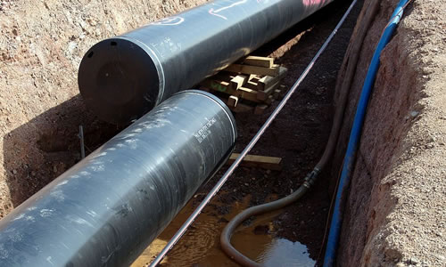 Travaux de canalisation